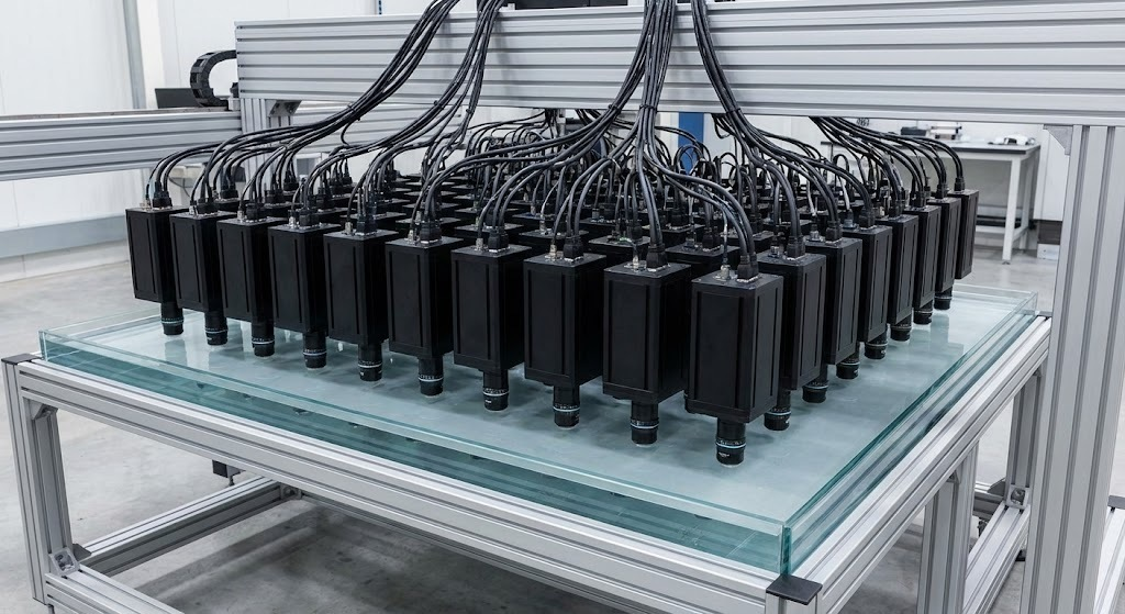 Massively parallel microscope array